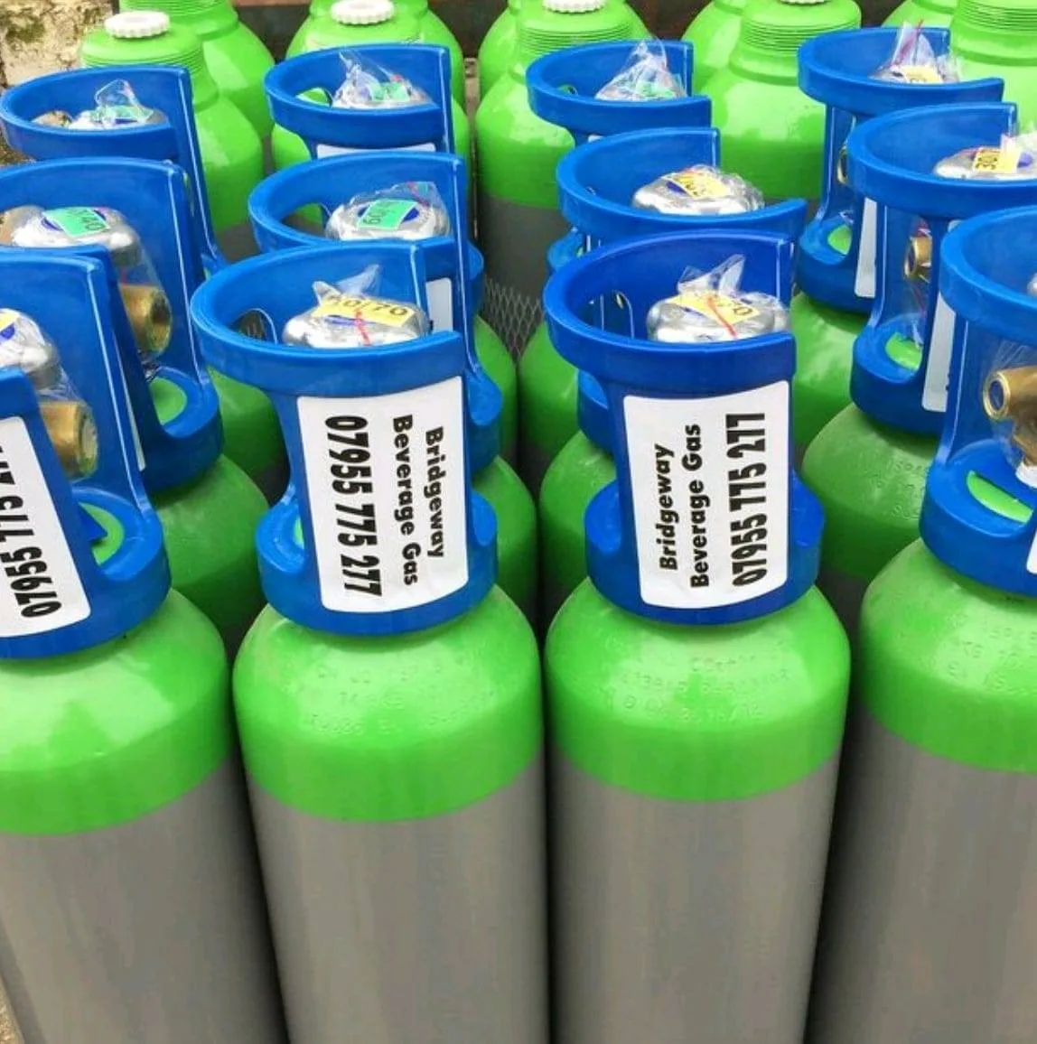 Bridgeway mixed gas cylinders